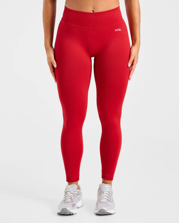 SLEEK SCRUNCH LEGGINGS - BABY BLUE