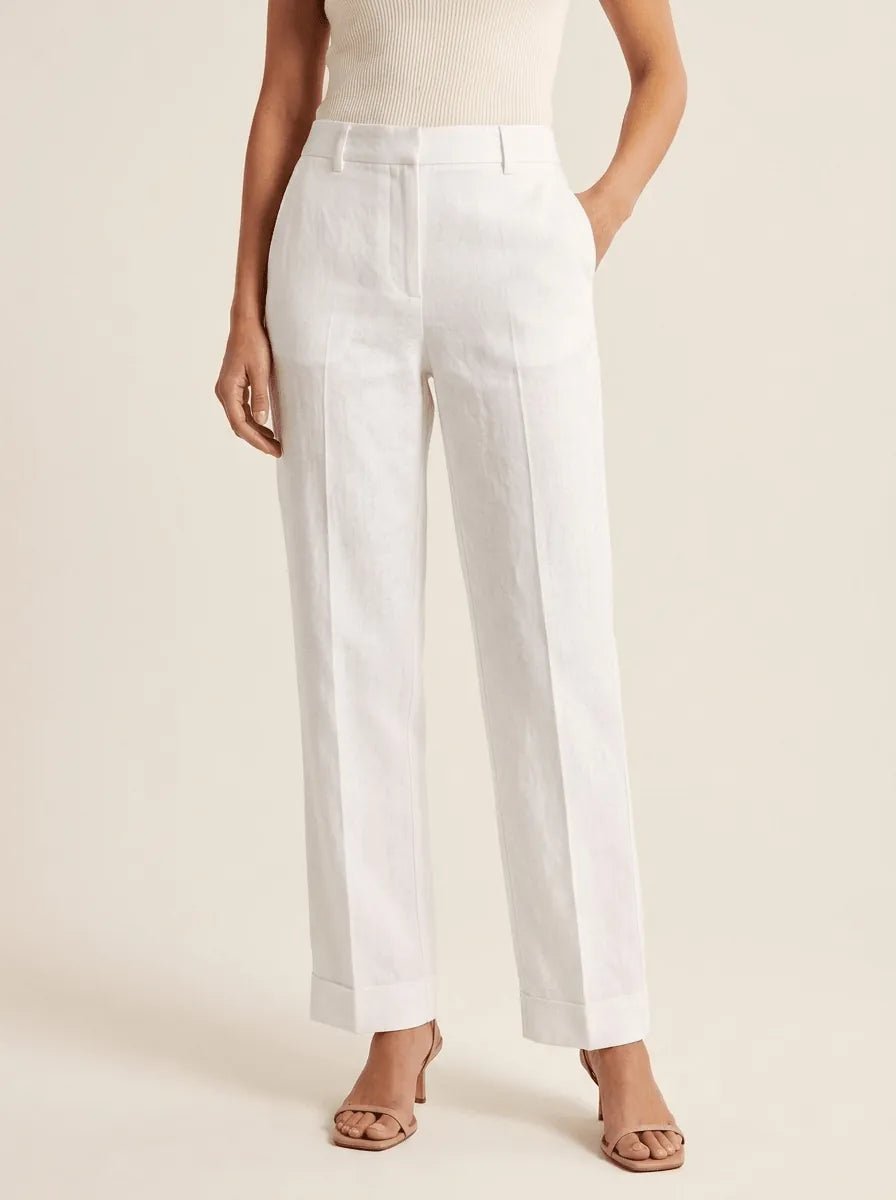 Elaine | Straight-Leg Trousers - Tillybelle