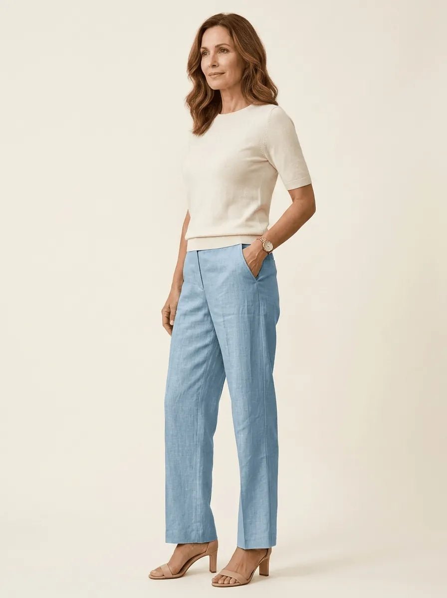 Elaine | Straight-Leg Trousers - Tillybelle
