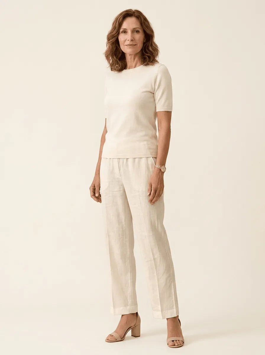 Elaine | Straight-Leg Trousers - Tillybelle