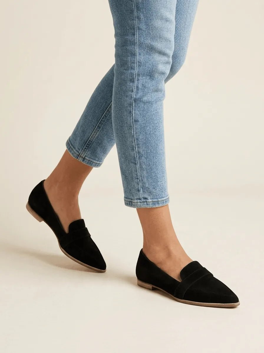 Helena | Soft Suede Loafer - Tillybelle