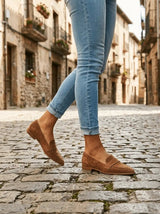 Helena | Soft Suede Loafer - Tillybelle