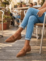 Helena | Soft Suede Loafer - Tillybelle