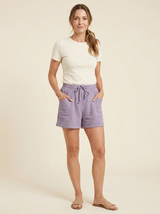 Maya Drawstring Shorts Light Purple