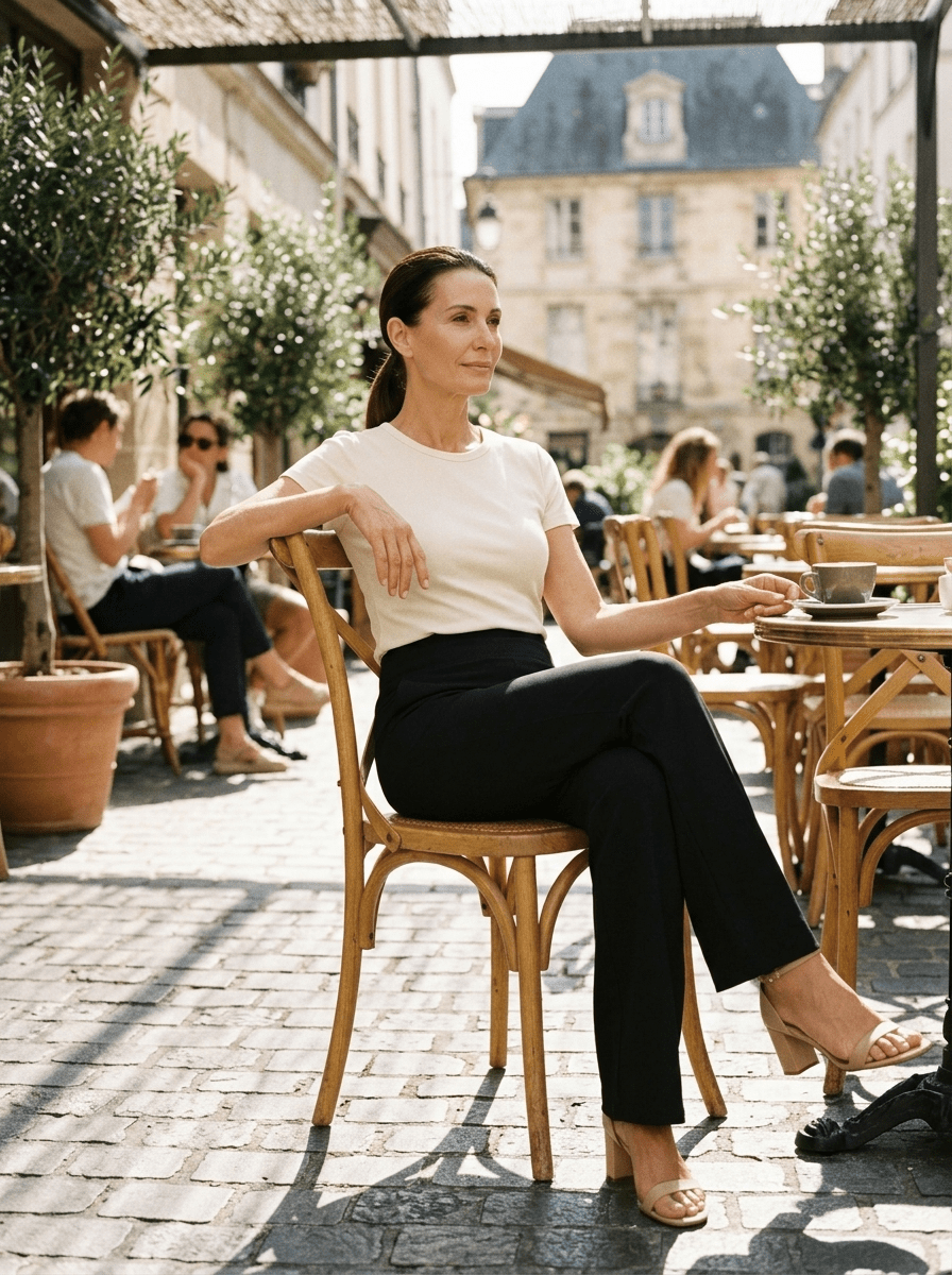 Hilary lifestyle terrace seated