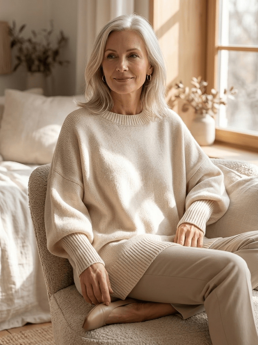 Jennifer sweater lifestyle window