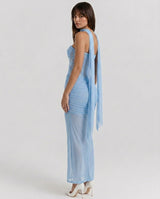 Liora | Mesh Corset Maxi Set