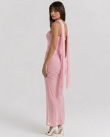 Liora | Mesh Corset Maxi Set