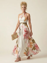 Isla | Light Floral Maxi Dress - Tillybelle