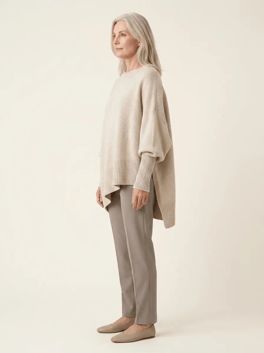 Jennifer | Oversized Wool-Blend Sweater - Tillybelle