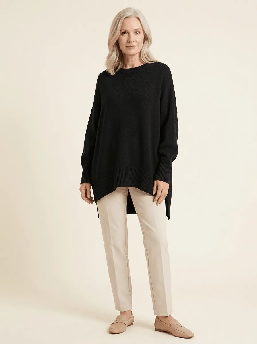 Jennifer | Oversized Wool-Blend Sweater - Tillybelle
