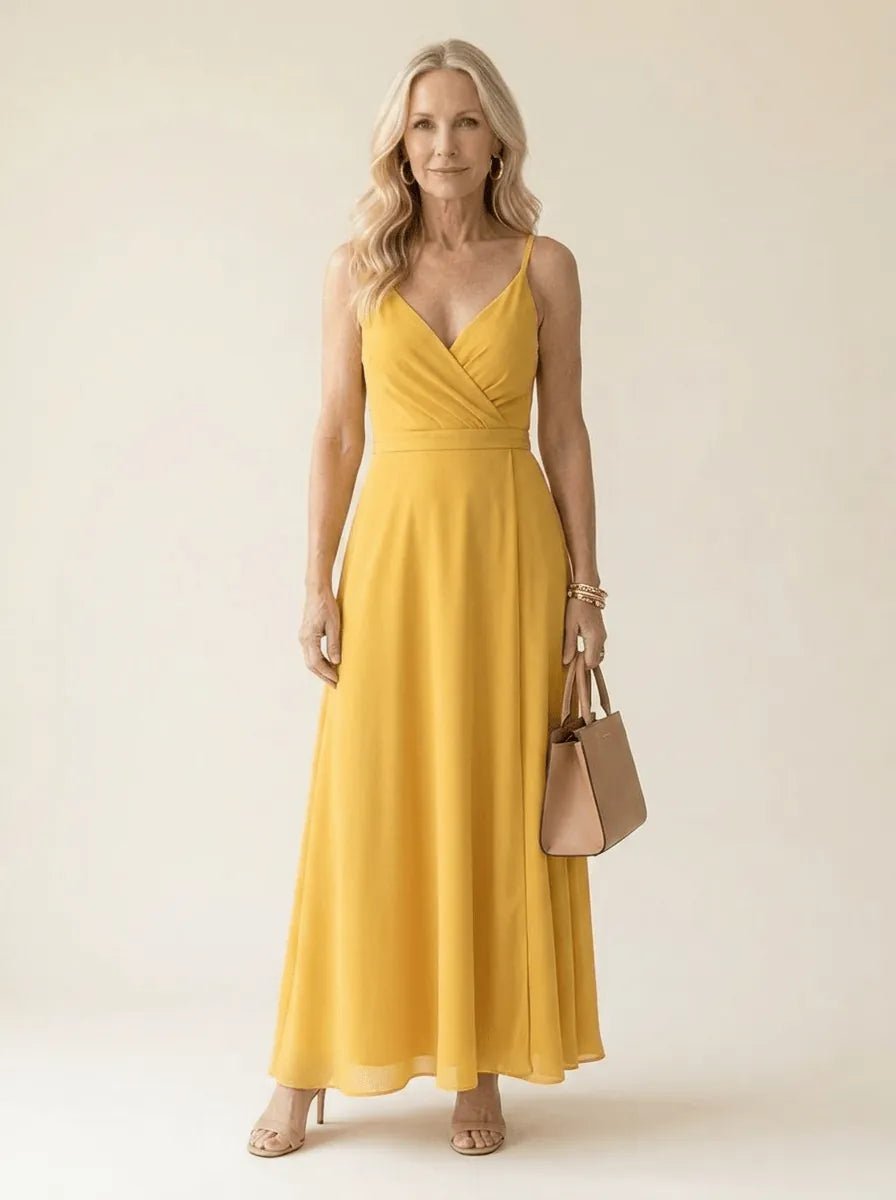 Lena | Soft Wrap Maxi Dress - Tillybelle