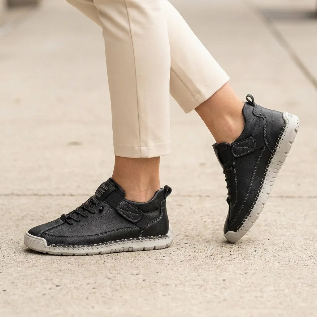 Mia | Orthopedic Comfort Sneakers - Black - Tillybelle
