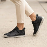 Mia | Orthopedic Comfort Sneakers - Black - Tillybelle