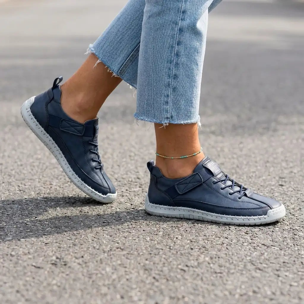 Mia | Orthopedic Comfort Sneakers - Navy - Tillybelle