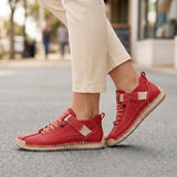 Mia | Orthopedic Comfort Sneakers - Red - Tillybelle