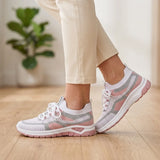 Montreal | Orthopedic Breathable Trainers - Pink - Tillybelle