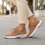 Montreal | Orthopedic Breathable Trainers - Tawny - Tillybelle