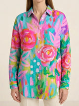 Tzufit | Painterly Print Shirt - Multicolor 1 - Tillybelle